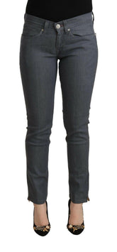 Levi's Gray Cotton Low Waist Skinny Denim Jeans -   -  Levi's.
